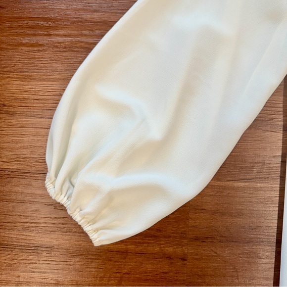 HILL HOUSE Simone Maxi Long Sleeve Dress in Ivory - Picture 8 of 11